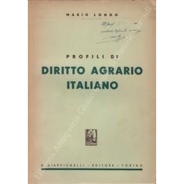 Profili di diritto agrario italiano - Mario Longo - copertina