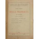 Beni in generale. Proprietà (De Martino). Beni pubblici (Resta). Superficie (Pugliese). Art. 810-956
