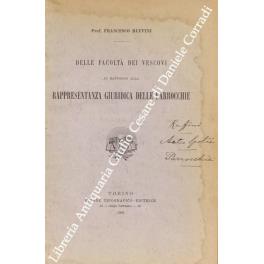 Delle facoltà dei vescovi in rapporto alla rappresentanza giuridica delle parrocchie - Francesco Ruffini - copertina