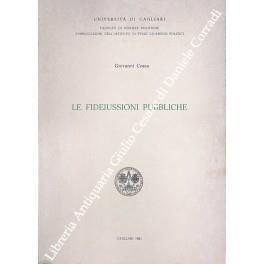 Le fideiussioni pubbliche - Giovanni Cossu - copertina