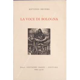 La voce di Bologna - Antonio Bruers - copertina