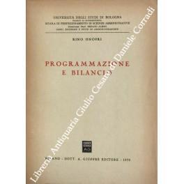Programmazione e bilancio - copertina