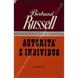 Autorità e individuo - Bertrand Russell - copertina
