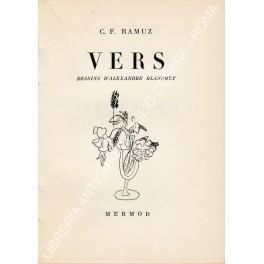 Vers. Dessins d'Alexandre Blanchet - Charles Ferdinand Ramuz - copertina