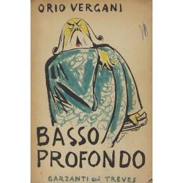 Basso profondo ed altre fantasie. Illustrazioni di Novello - Orio Vergani - copertina