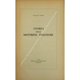 Storia delle dottrine politiche - George H. Sabine - copertina