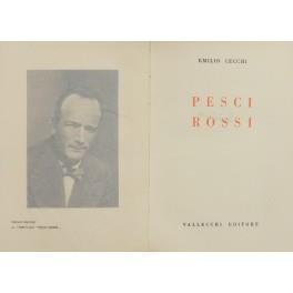 Pesci rossi - Emilio Cecchi - copertina