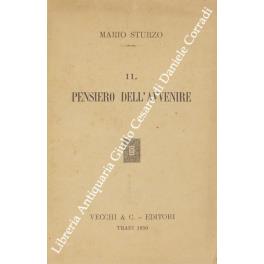 Il pensiero dell'avvenire - Mario Sturzo - copertina