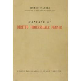 Manuale di diritto processuale penale - Arturo Santoro - copertina