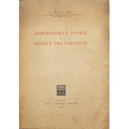 Comproprietà navale e società fra caratisti - Giacinto Auriti - copertina