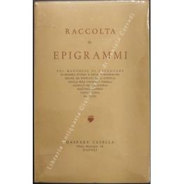 Raccolta di epigrammi - copertina