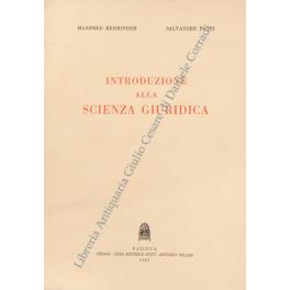 Introduzione alla scienza giuridica - Salvatore Patti - copertina