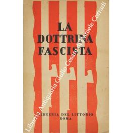 La dottrina fascista - Anonimo - copertina