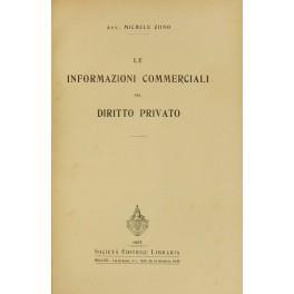 Le informazioni commerciali nel diritto privato - copertina