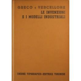 Le invenzioni e i modelli industriali - Paolo Greco - copertina