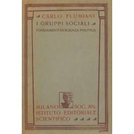 I gruppi sociali. Fondamenti di scienza politica - Carlo Fumian - copertina