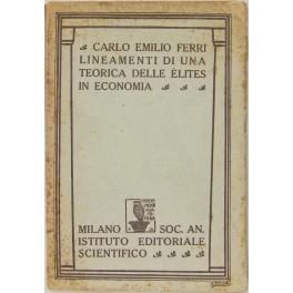Lineamenti di una teorica delle elites in economia - copertina