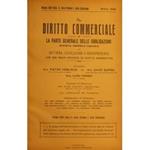 Il Diritto Commerciale e la parte generale delle obbligazioni. Diretta da: P. Cogliolo, D. Supino, L. Parodi. Annata 1931. Parte I - Dottrina. Parte II - Giurisprudenza