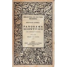 Panorama scientifico (The scientific outlook). Traduzione di Emilio A. G. Loliva - Bertrand Russell - copertina