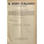 Il Foro Italiano. Fondato nell'anno 1876 da Enrico Scialoja. Anno XCIV. 1971