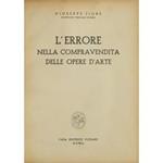 L' errore nella compravendita delle opere d'arte