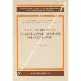 La nuova disciplina delle clausole vessatorie nel codice civile - Andrea Barenghi - copertina