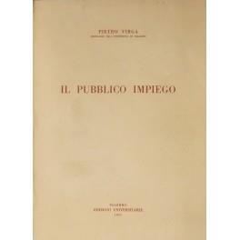 Il pubblico impiego - Pietro Virga - copertina