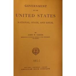 Government in the United States national state and local - copertina