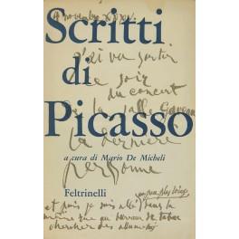 Scritti di Picasso - Mario De Micheli - copertina