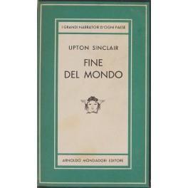 Fine del mondo - Upton Sinclair - copertina
