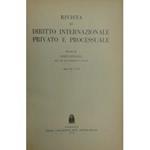 Rivista di diritto internazionale privato e processuale. Diretta da Mario Giuliano. Anno VI - 1970