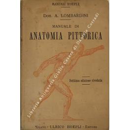 Manuale di anatomia pittorica - Achille Lombardini - copertina