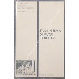 Studi in tema di mutui ipotecari - copertina