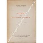 Lezioni di economia politica. Parte prima e seconda. Appunti ad uso degli studenti raccolti a cura di A. Vismara nell'Anno Accademico 1950-1951
