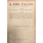 Il Foro Italiano. Fondato nell'anno 1876 da Enrico Scialoja. Anno LXVI. 1941
