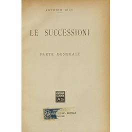 Le successioni. Parte generale - Antonio Cicu - copertina