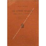 Gli antichi Vicariati dell'Apennino Bolognese con indice alfabetico dei nomi di luogo ricordati nel testo. Estratto dagli Atti e Memorie della R. Deputazione di Storia Patria per la Romagna, Terza Serie, Volume XX