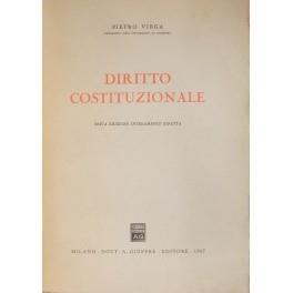 Diritto costituzionale - Pietro Virga - copertina