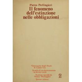 Il fenomeno dell'estinzione nelle obbligazioni - Pietro Perlingieri - copertina