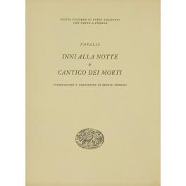 Inni alla morte e cantico dei morti. Introduzione e traduzione di Renato Poggioli - Novalis - copertina