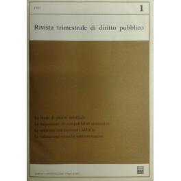 Rivista trimestrale di diritto pubblico. Fondata da Guido Zanobini. Diretta da Giovanni Miele e Massimo Severo Giannini. Anno XLII - 1992 - copertina
