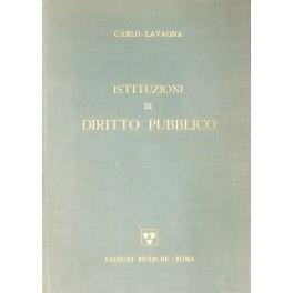Istituzioni di diritto pubblico - Carlo Lavagna - copertina