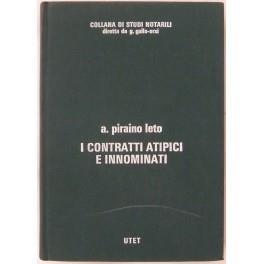 Contratti atipici e innominati - Angelo Piraino Leto - copertina