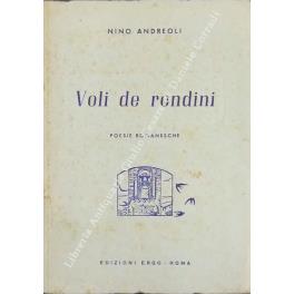 Voli de rondini. Poesie romanesche - copertina