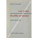 Teoria giuridica della pubblica amministrazione. Nozioni introduttive