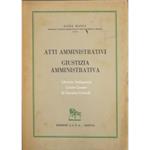 Atti amministrativi - Giustizia amministrativa
