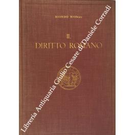 Il diritto romano - Biondo Biondi - copertina