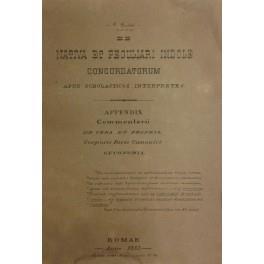 De nativa et peculiari indole concordatorum apud scholasticos interpretes. Appendix commentarii de vera et propria corporis iuris canonici oeconomia - Anonimo - copertina