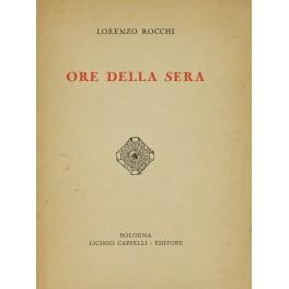 Ore della sera - Lorenzo Rocchi - copertina
