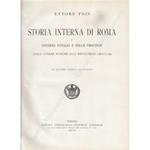 Storia interna di Roma e governo d'Italia e delle provincie dalle Guerre Puniche alla Rivoluzione Graccana. Con quattro tavole e 163 incisioni